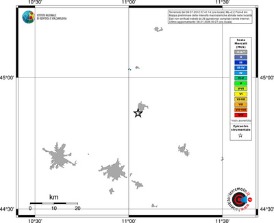 Mappa MCS - territori località