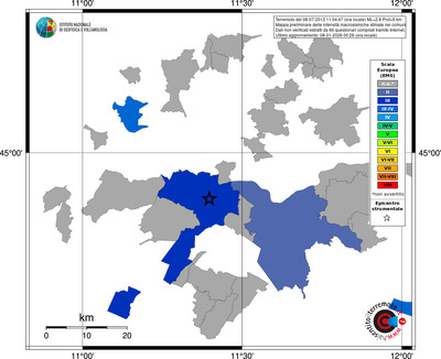 Mappa EMS - territori comuni