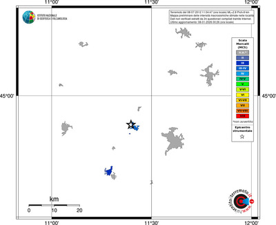 Mappa MCS - territori località