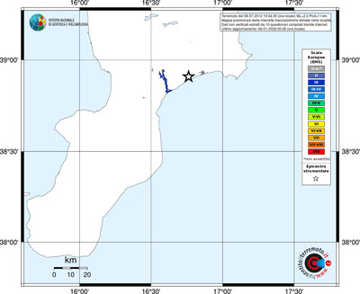 Mappa EMS - territori località