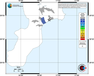 Mappa MCS - territori comuni