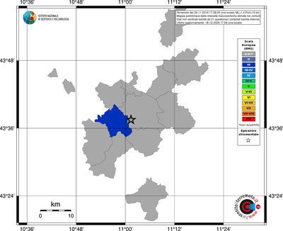 Mappa EMS - territori comuni
