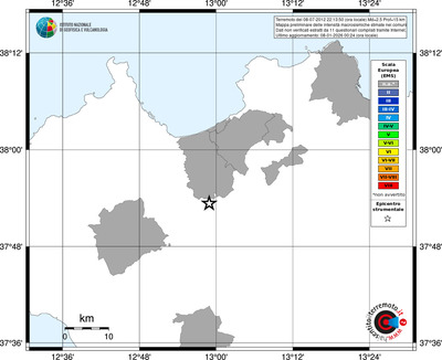 Mappa EMS - territori comuni