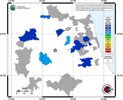 Mappa EMS - territori comuni