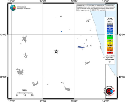 Mappa MCS - territori località