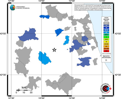 Mappa MCS - territori comuni