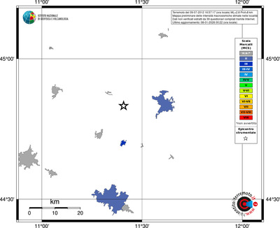 Mappa MCS - territori località