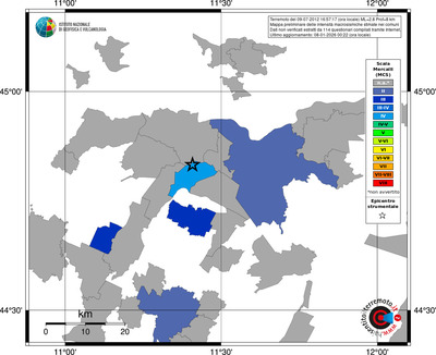 Mappa MCS - territori comuni