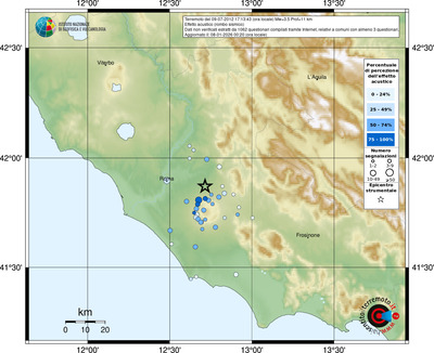 Mappa comuni con almeno 3 questionari