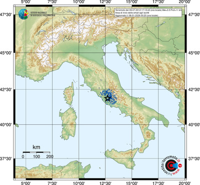 Area di invio delle email agli iscritti
