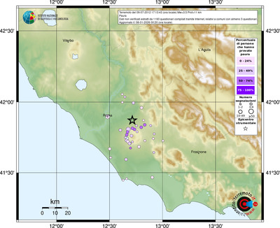 Mappa comuni con almeno 3 questionari