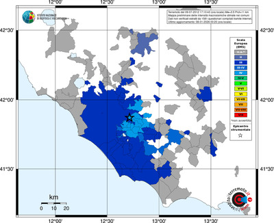 Mappa EMS - territori comuni