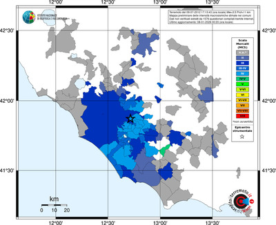 Mappa MCS - territori comuni