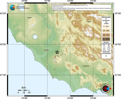 Mappa comuni con almeno 3 questionari