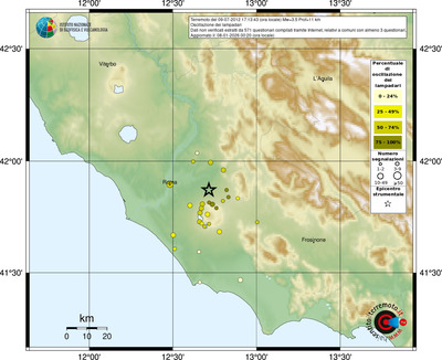 Mappa comuni con almeno 3 questionari