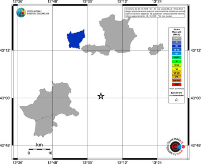 Mappa MCS - territori comuni