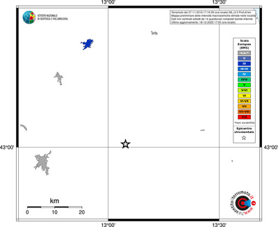 Mappa EMS - territori località