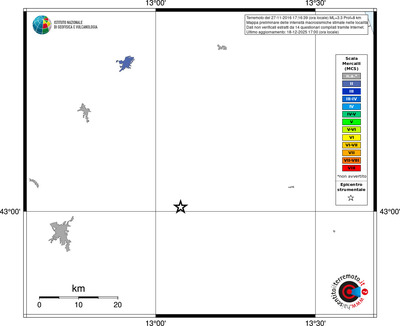 Mappa MCS - territori località