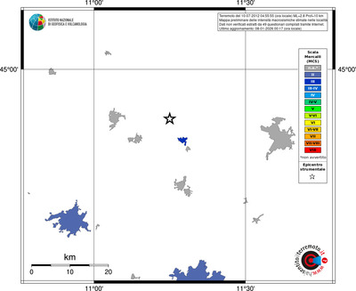 Mappa MCS - territori località