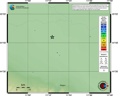 Mappa MCS - località