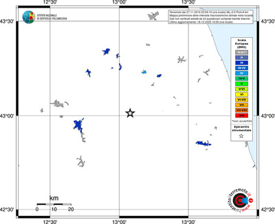 Mappa EMS - territori località