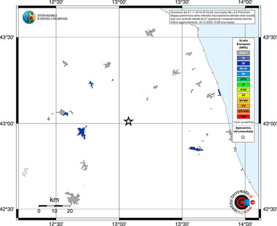 Mappa EMS - territori località