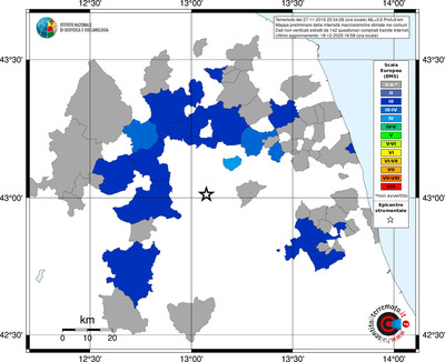 Mappa EMS - territori comuni