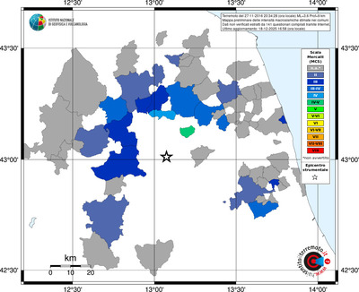 Mappa MCS - territori comuni