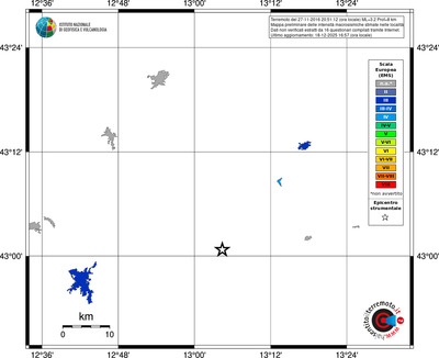 Mappa EMS - territori località