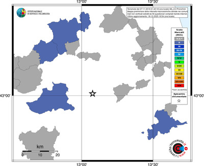 Mappa MCS - territori comuni