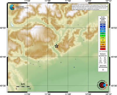 Mappa EMS - località