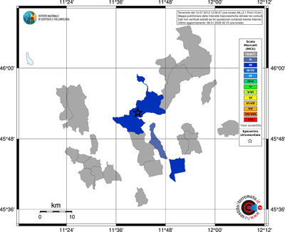 Mappa MCS - territori comuni