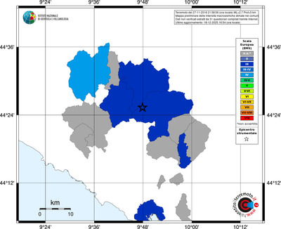 Mappa EMS - territori comuni
