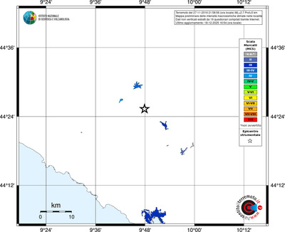 Mappa MCS - territori località