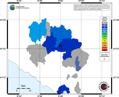 Mappa MCS - territori comuni