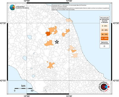 Mappa territorio comunale con almeno 3 questionari