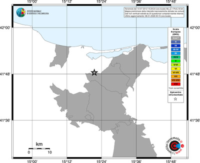 Mappa EMS - territori comuni