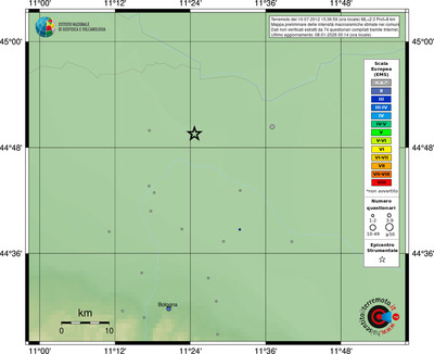 Mappa EMS - comuni