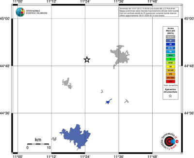 Mappa MCS - territori località