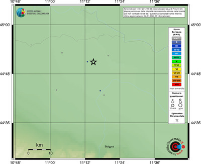 Mappa EMS - località