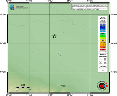 Mappa MCS - località