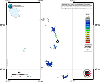 Mappa EMS - territori località