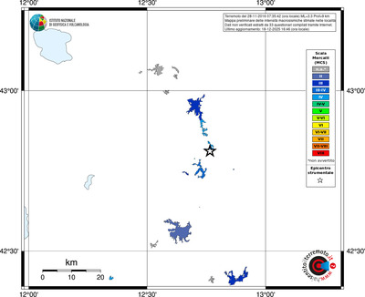Mappa MCS - territori località