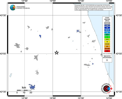 Mappa MCS - territori località