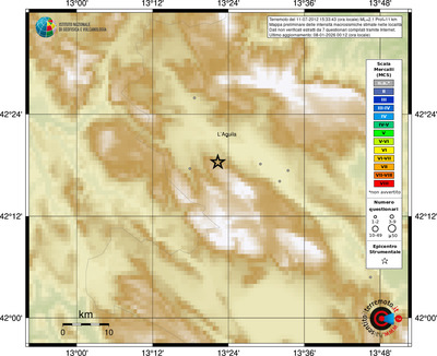 Mappa MCS - località