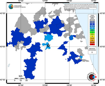 Mappa EMS - territori comuni
