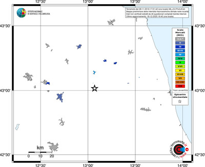 Mappa MCS - territori località