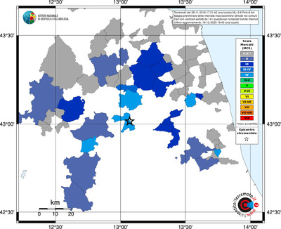 Mappa MCS - territori comuni