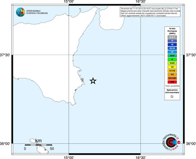 Mappa EMS - territori località