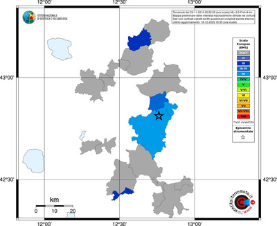 Mappa EMS - territori comuni